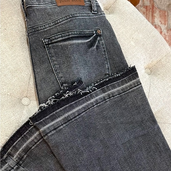Judy Blue Dark Gray Flare Jeans - Picture 2 of 5